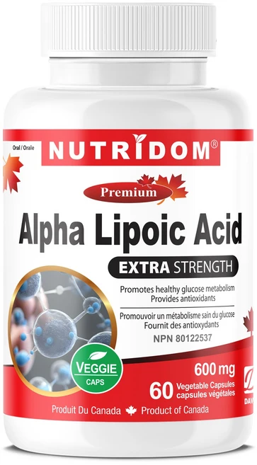뉴트리돔 알파리포산 Alpha Lipoic Acid 600mg 60정, 1개 - 쿠팡