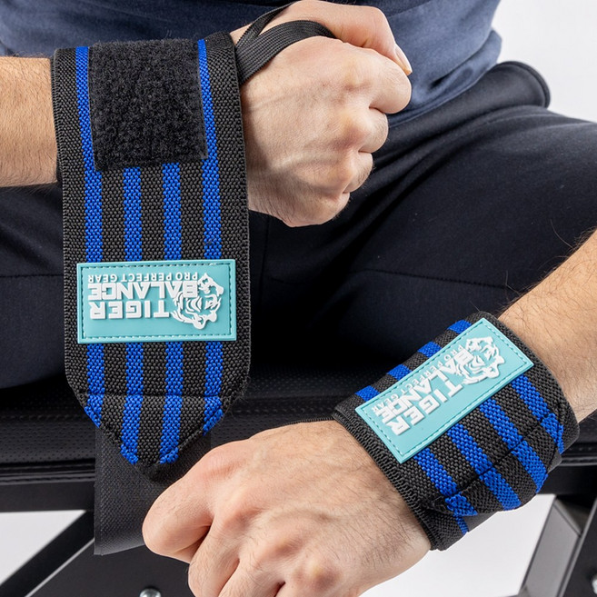 타이거밸런스 리스트랩 헬스 손목보호대, 1세트