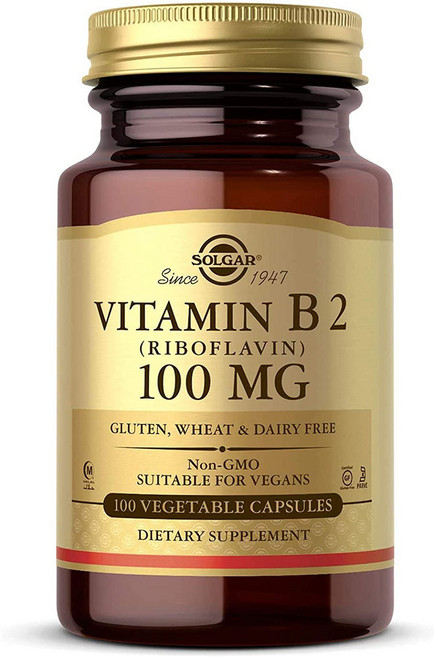 솔가 비타민B2 리보플라빈 100mg 100캡슐 x 1통, 100정, 1개