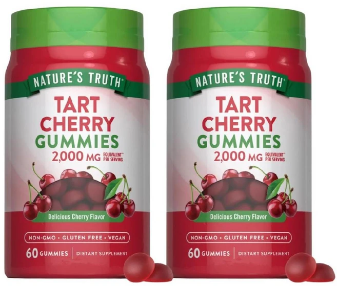 네이처스트루스 타트체리 타르트체리 안토시안 수면영양제 2000mg 구미젤리 60개 2개 - 쿠팡