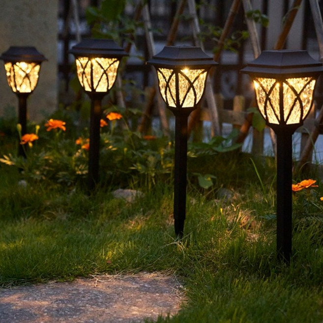 당돌 LED 태양광 태양열 사각 정원등