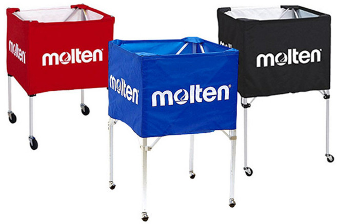 몰텐 볼 사각 카트 이동식 캐리어 BK0012 배구공 농구공 축구공 핸드볼공, 레드