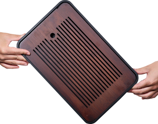 [인기다구] 오리엔티 대나무 차판 다도 다판 퇴수기, 1개, 단일