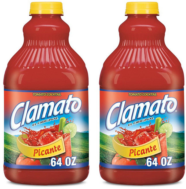 Clamato 클라마토 토마토 칵테일 주스 피칸테 1.89L 2개