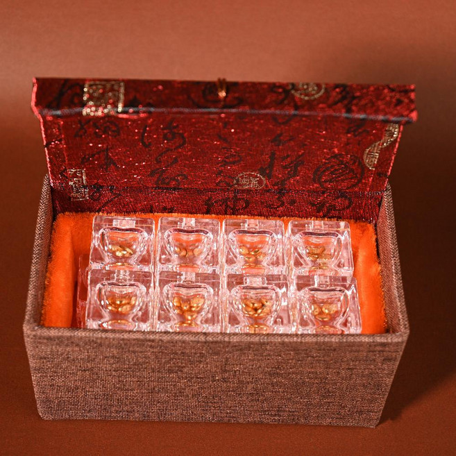 콩알금보관함 콩알금보관유리병 순금콩알금보관함 수납함