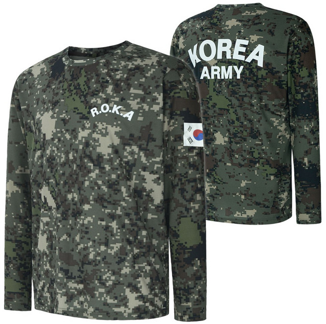 국내생산 A10A10 쿨링 ROKA 로카 긴팔 티셔츠 디지털