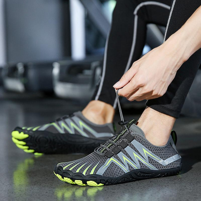 트레이닝운동화 미끄럼 방지 줄넘기 요가 스쿼트 런닝머신 신발~280mm, K-35 그레이 ONE SIZE 큰, 1개