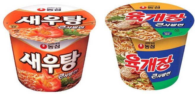 농심 새우탕 큰사발8개입 / 육개장 큰사발8개입 / 16개입, 1개