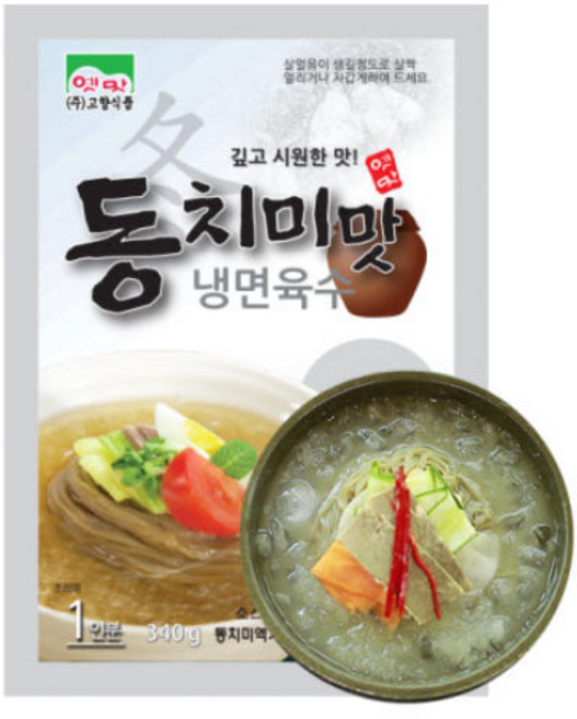 [고향식품] 동치미맛육수 340g (냉면 육수), 1개