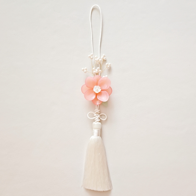 BEEU 비유 해당화 한복 머리핀 노리개 브로치 집게핀 명절 설 추석 돌잔치 결혼식 국악 행사 한복 헤어핀 머리장식 장신구 헤어악세사리