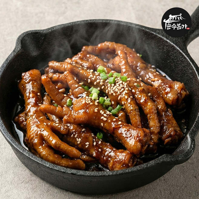 초간편 야식 광둥식 노량진닭발집 통뼈 간장닭발 600g, 3개