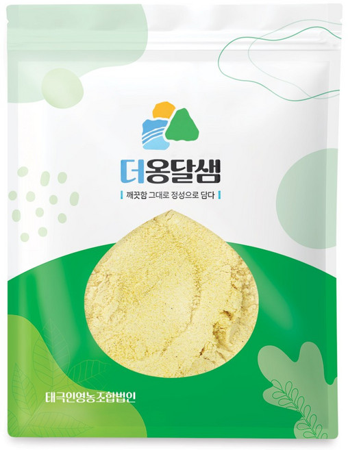 더옹달샘 생으로 가공한 순수 황 옥수수 가루 500g 옥수수술빵 콘스프 옥분, 1개