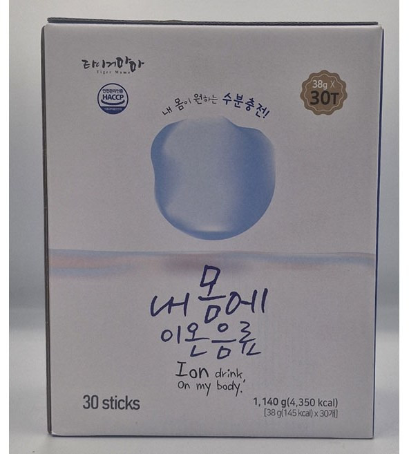 타이거마마 내몸에 이온음료 분말, 1.14kg, 2개