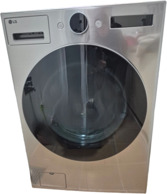 LG전자 트롬 드럼세탁기 모던 스테인리스 24kg 방문설치, FX24VS