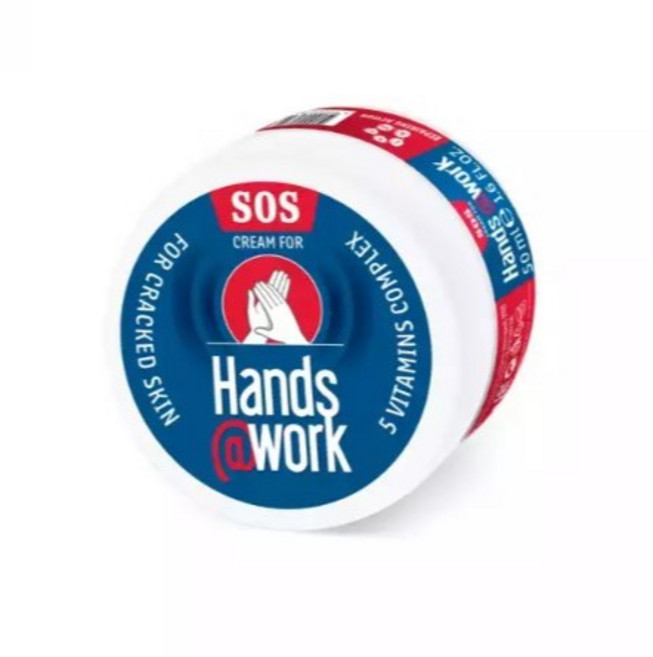 Hands@work 手護適 深層滋潤 修護乾燥 告別粗糙 長效保濕, 1個, SOS急時修護霜（50ml）, 75ml
