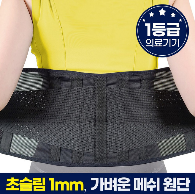라인벨라 의료용 메쉬 슬림 허리보호대 L, 1개