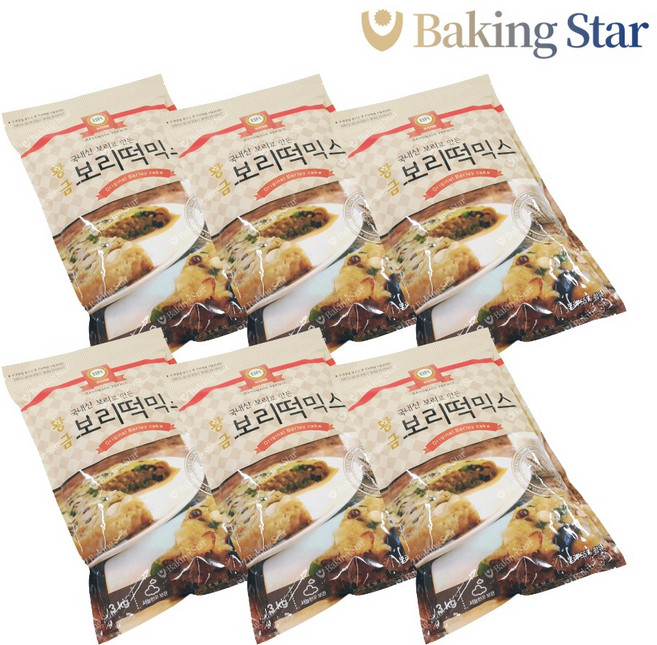 황금 보리떡가루 3kgx6봉 보리 채움 분말 보리떡용믹스 보리빵 가루, 3kg