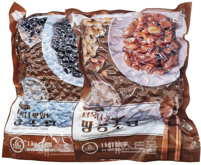 반찬단지 검은콩조림 1kg + 땅콩조림 1kg 세트, 1세트, 2kg