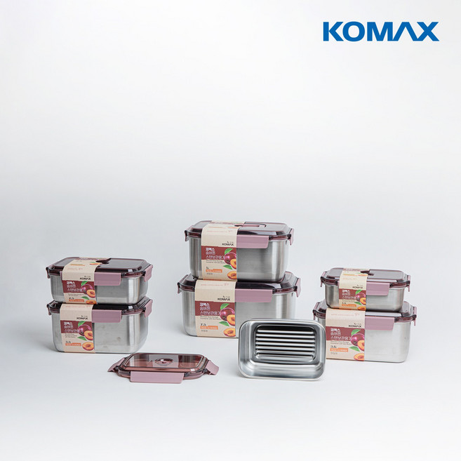 코멕스 숨버튼 스텐보관용기