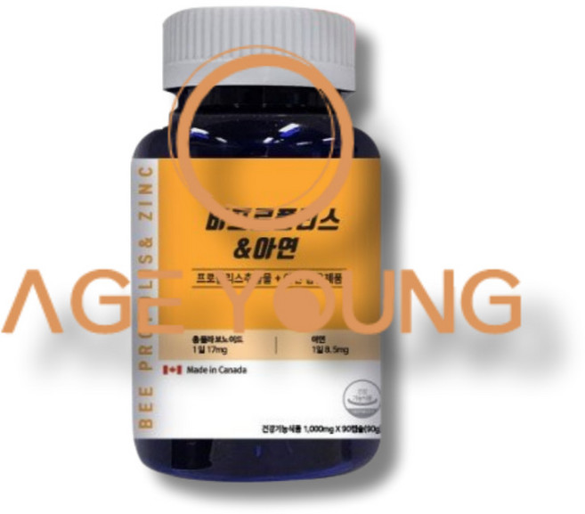 캐나다산프로폴리스 포리폴리스 입안헐었을때비타민 프로프리스 프로폴리스 캡슐, 1개, 90정