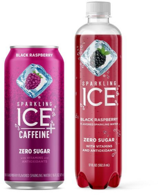 제 비타민 제로 슈가가 함유된 스파클링 아이스 블랙 라즈베리 맛 워터(16온스 캔 12개 카운트) +(17온스 병, Black Raspberry, Sparkling Water + Black Raspbe, 473ml