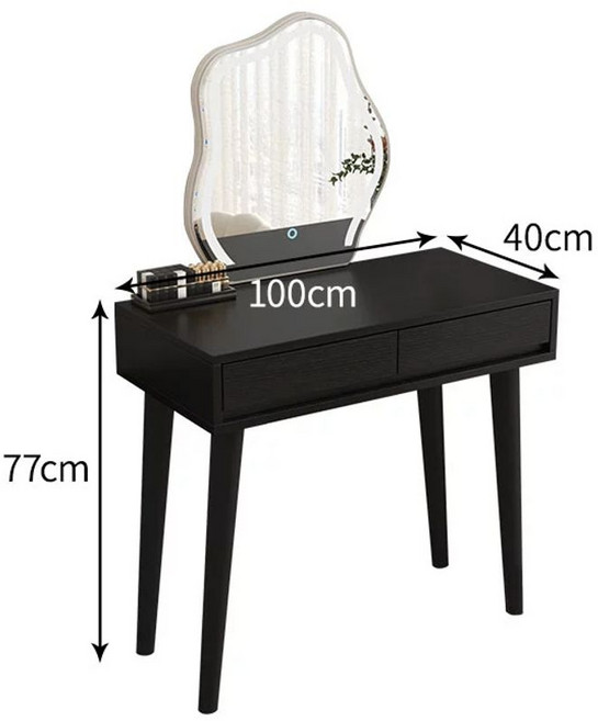 화장대 콘솔 화장 메이크업 침실 서랍형 테이블 럭셔리, T. 100개 펌프가 있는 테이블, B. 완전 설치, 1개