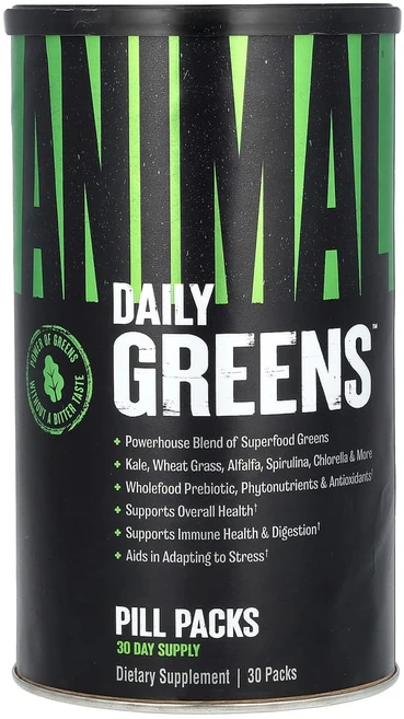 유니버셜뉴트리션 Daily Greens 알약 팩 30팩, UNN03289, 1개, 30회분 - 쿠팡