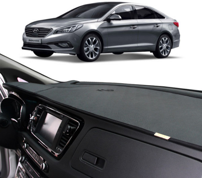 톨른 LF쏘나타/뉴라이즈 사피아노 가죽 대쉬보드커버, 1개, 센터스피커 무