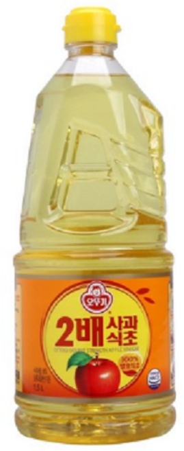 오뚜기 2배 사과 식초, 1.5L, 8개