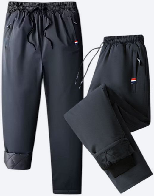 에브리핏 겨울 남성 데일리 방한 바지 패딩 패치 조거 트레이닝 팬츠 겨울 운동복