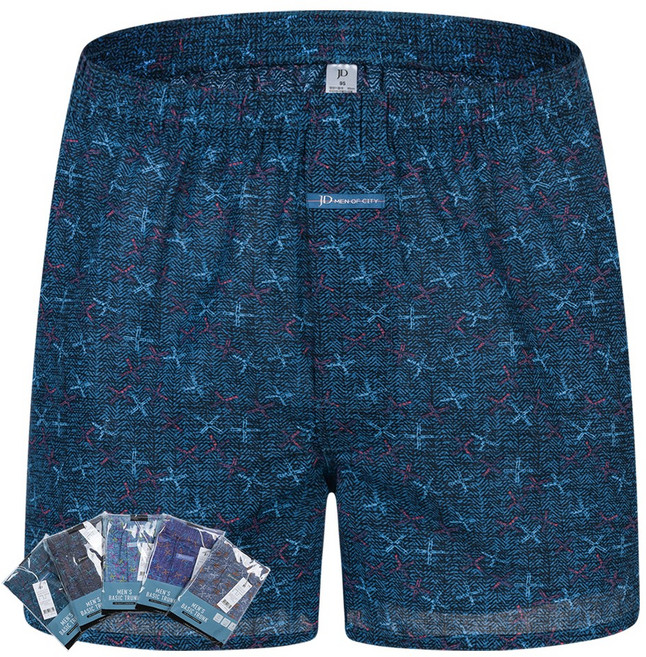 제임스딘 순면 남성 사각 트렁크 팬티 5종 JHMTYW04