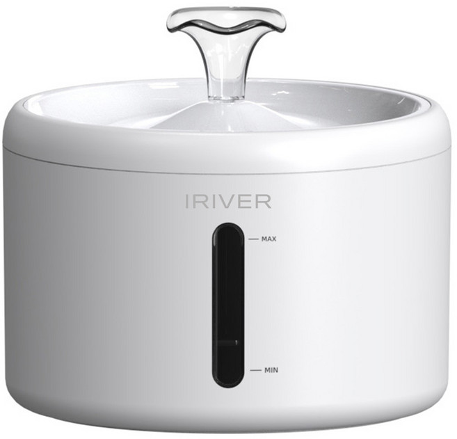 아이리버 강아지 급수기 고양이 펫 자동 정수기 자동 저소음 센서 반려동물 IA-AW303, 1개, 화이트