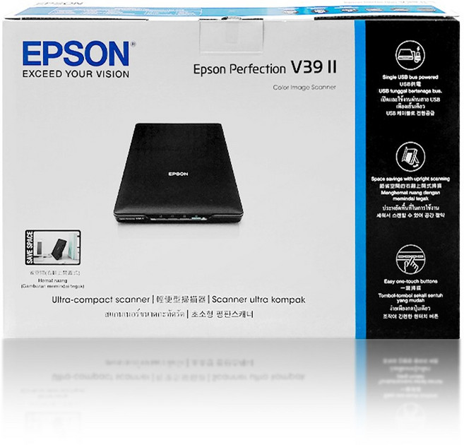 엡손 퍼펙션 V39II 정품스캐너 / USB파워 / Mac지원