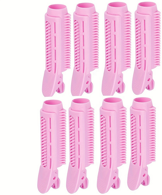 셀프 스타일링 정수리 뿌리 볼륨 헤어롤 집게 8P 세트, 8개