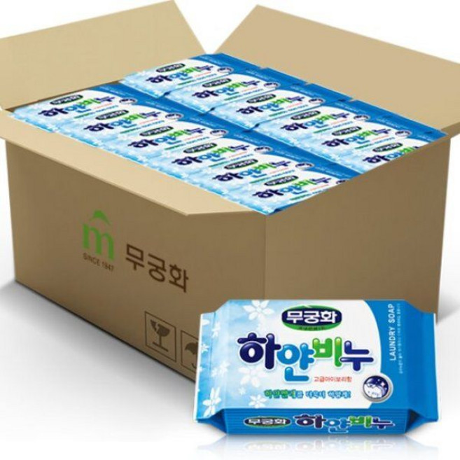 무궁화 하얀비누 230g 32개 (1BOX), 1박스