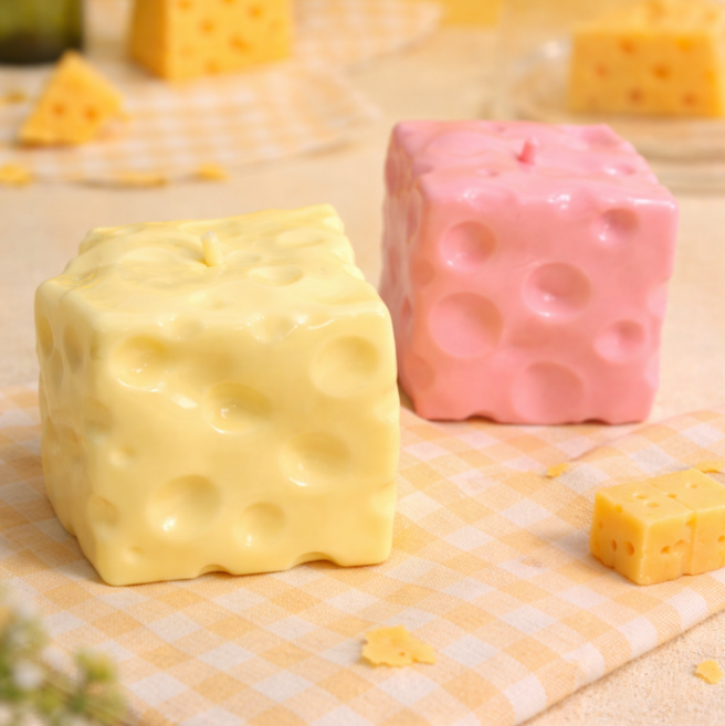 점보 치즈 말랑이 쫀득 주물럭 스트레스볼 로제 촉감놀이, 1개, 200g, 노랑