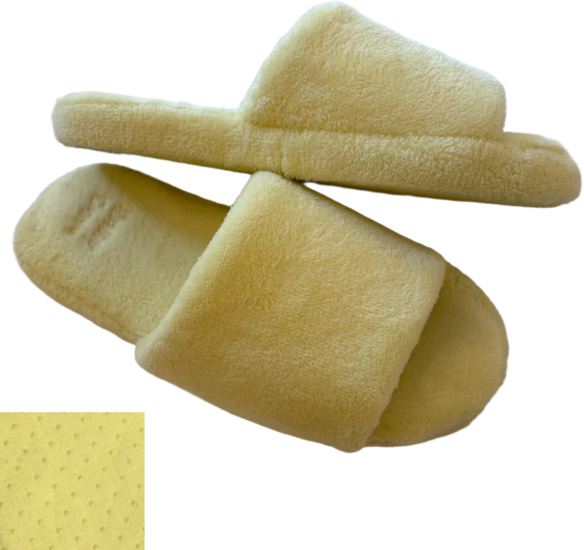 데일리코브 도톰한 쿠션 층간소음 슬리퍼 발편한 거실화 실내화, 아이보리, 1개