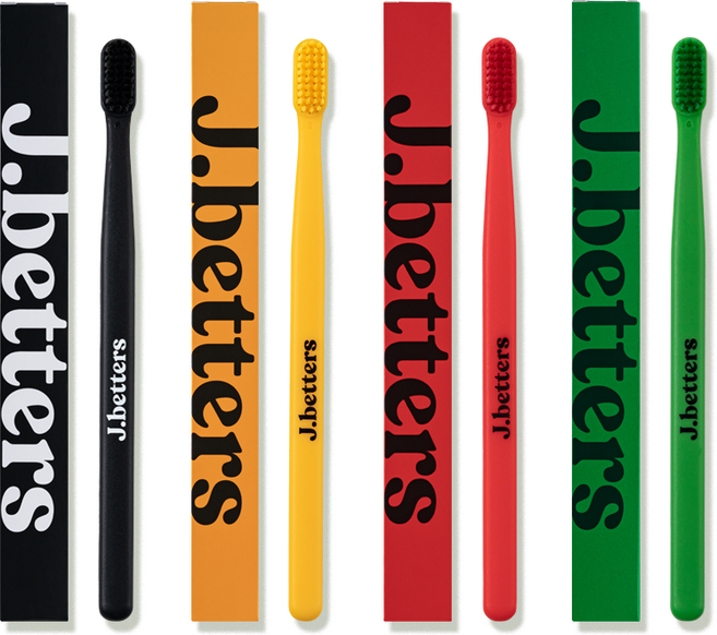 제이베럴즈 미세모 칫솔 4종 x 2p 세트, 8개입, 1세트