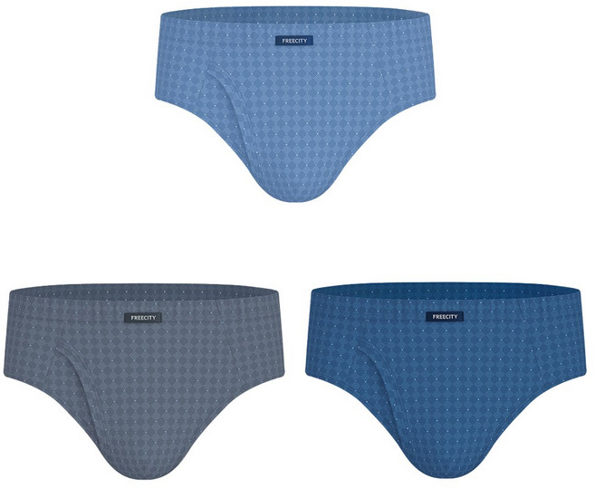 BYC 남자 시원한 교직 순면 맥시 삼각팬티 3매입 세트 빅사이즈