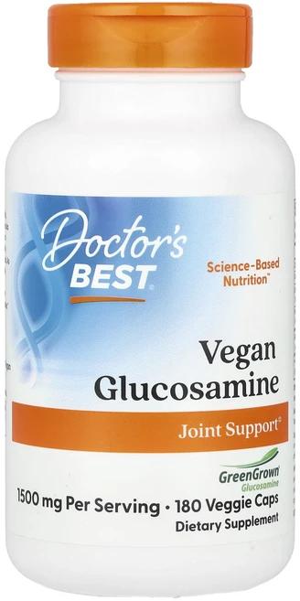 닥터스베스트 그린그로운 글루코사민함유 비건 글루코사민설페이트 750mg 베지 캡슐 180정, 1개 - 쿠팡