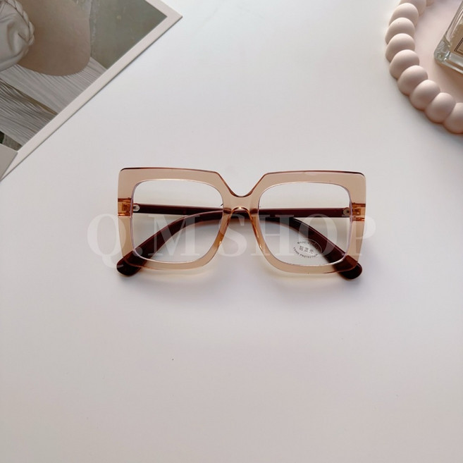 B.P飾品專賣 韓系復古文青微方框眼鏡 平光鏡 無度數 素顏百搭