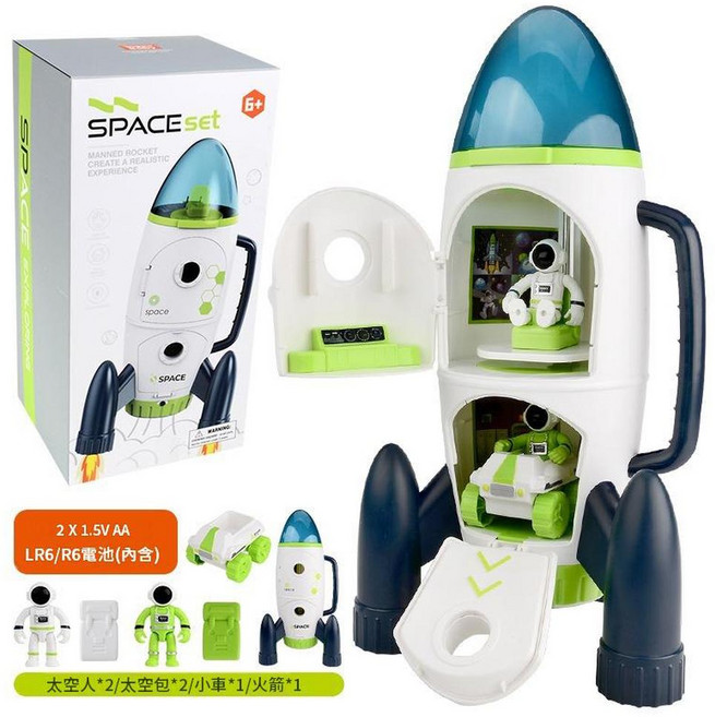SPACE set 航天系列 組合玩具, 航天火箭 80147, 1個