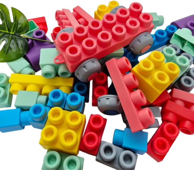 베베네스트 KC 인증 구름블럭 소프트 블럭, 혼합색상 80PCS, 1개