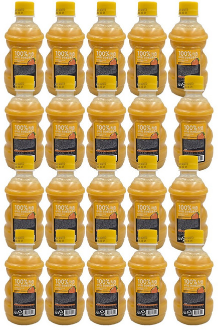 제주 삼다향 착즙주스 100% 감귤주스 한라봉, 320ml, 20개