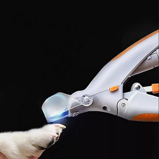 강아지 고양이 셀프 5배 고휘도 LED 라이트 혈관 신경 안전 발톱깎기, 1개