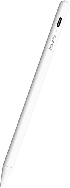 Pencil A5 iPad 觸控手寫筆，高靈敏度，書寫流暢，輕巧便攜，適用多款iPad, 白色, 1個