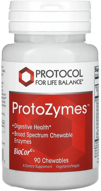 새해 첫좋은선물 Protocol for Life Balance ProtoZymes 츄어블 90정 제대로 할인합니다, ProtocolforLifeBalanceProtoZym, 1개 - 쿠팡