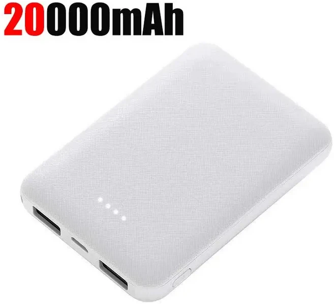 VIVO 30000mAh 파워뱅크 USB 고속 충전 초슬림 미니 히팅 휴대용 외장 배터리 팩 조끼 재킷용, 03 20000mAh black