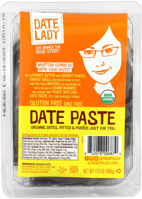 데이트레이디 대추야자 페이스트, 1개, 500g