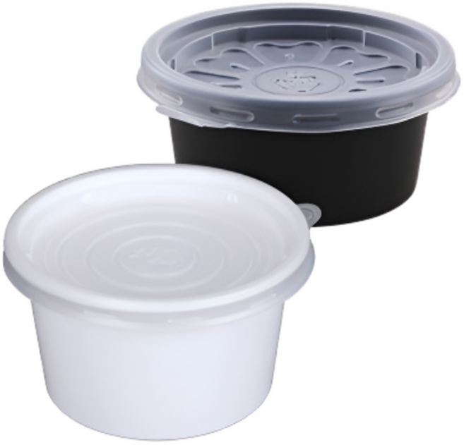 SJ 다용도용기 소스컵 대 80ml 70파이 40(H) 세트 흰색 3000개 장국 밥 한공기, 1개